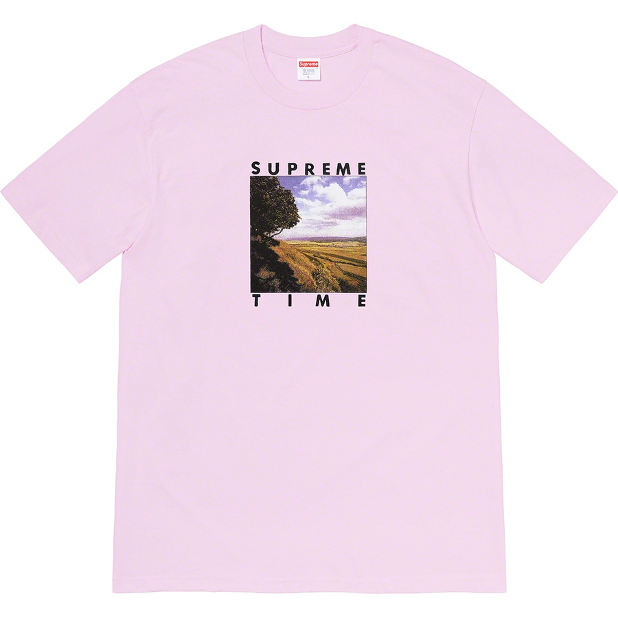 Buy シュプリーム タイムTシャツ (ライトパープル)
