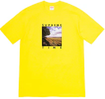 Supreme Time Tee Yellow Supreme Time Tee Yellow