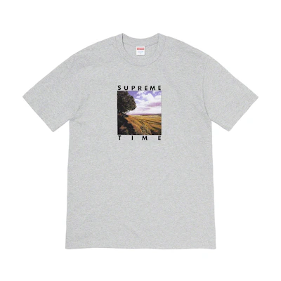 Supreme Time Tee Heather Grey