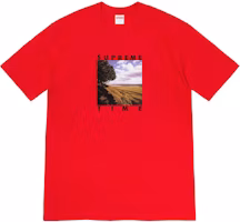 Supreme Time Tee Red
