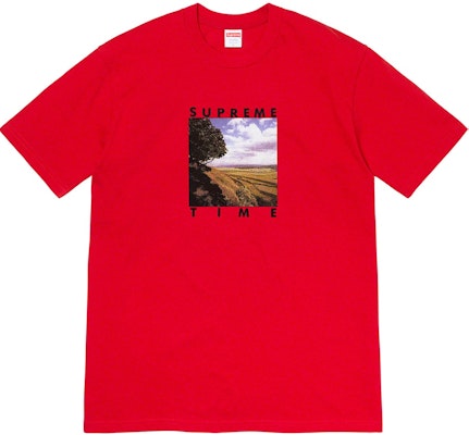 Baju Supreme Time Tee Merah - Limited Edition Buy Baju Supreme Time Tee Merah - Limited Edition