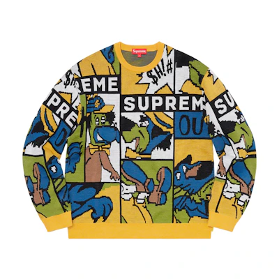 Supreme Cartoon Sweater Multicolour