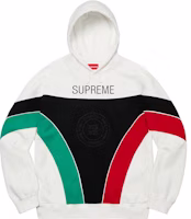 Supreme Milan Hooded Sweatshirt White Supreme Milan Hooded Sweatshirt White