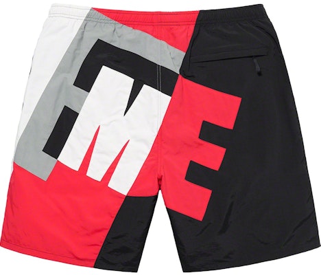 Supreme Big Letter Water Short Black Order Supreme Big Letter Water Short Black