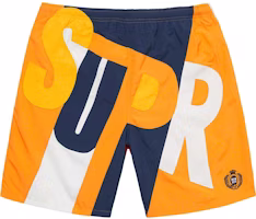 Supreme Big Letter Water Short Dark Orange Supreme Big Letter Water Short Dark Orange