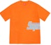 Buy Baju Lengan Pendek Supreme Logo Sisi Oren