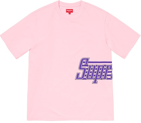 Supreme Logo Lateral Camiseta Manga Corta Rosa Buy Supreme Logo Lateral Camiseta Manga Corta Rosa
