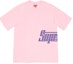 Buy Supreme Logo Lateral Camiseta Manga Corta Rosa