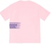 Order Supreme Logo Lateral Camiseta Manga Corta Rosa