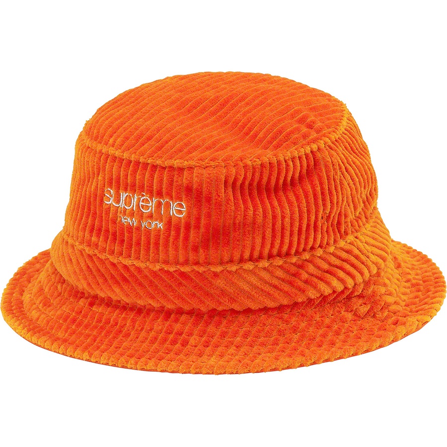 「美品」supreme corduroy bucket hat “Orange”