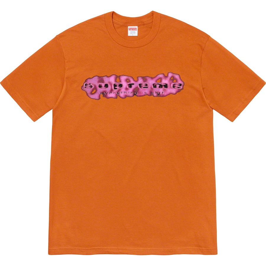 Buy Supreme 一切都是糟糕 T恤 焦橘色
