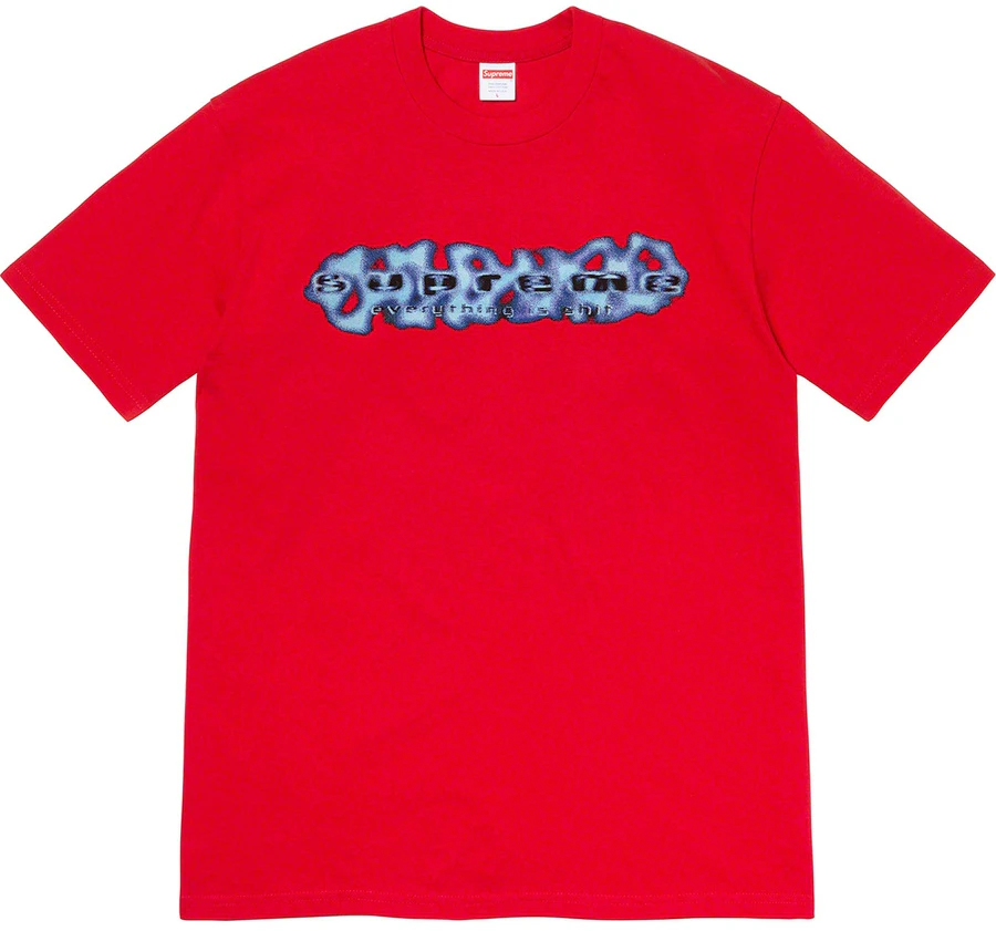 supreme-everything-is-shit-tee-red