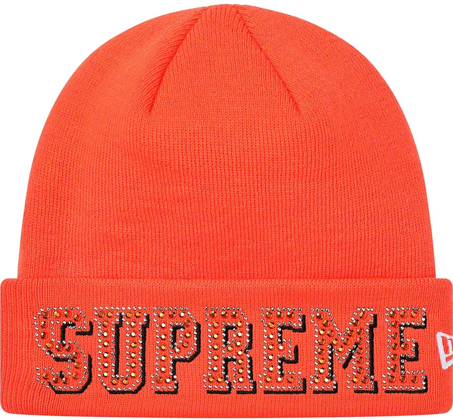 supreme-new-era-gems-beanie-orange