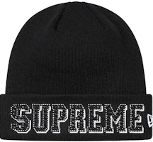 Supreme New Era Gems Beanie Black Supreme New Era Gems Beanie Black