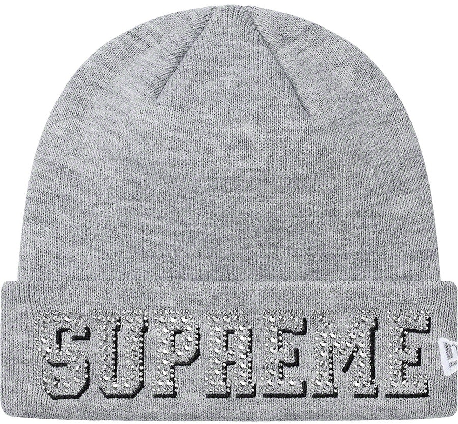 supreme-new-era-gems-beanie-grey