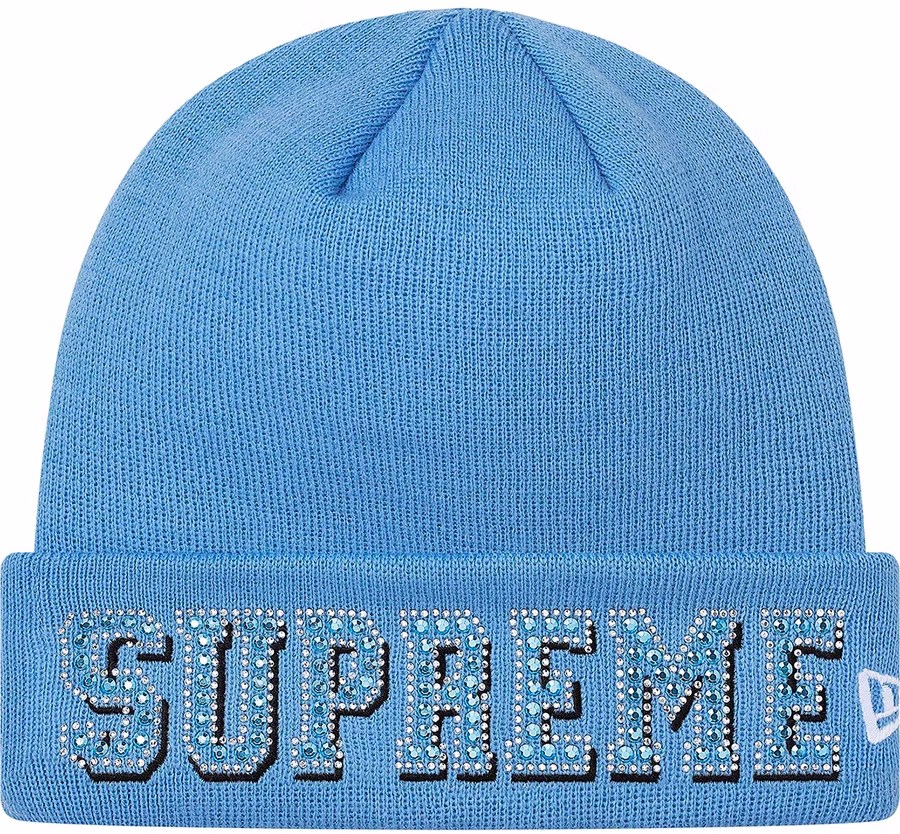 supreme-new-era-gems-beanie-blue