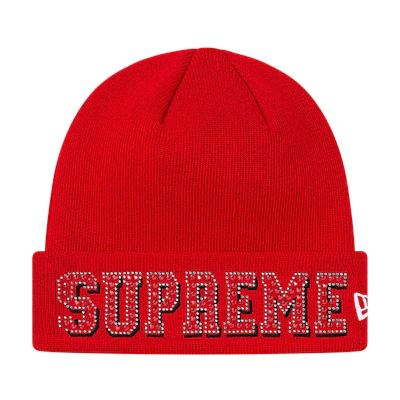 Supreme New Era Gems Beanie Red