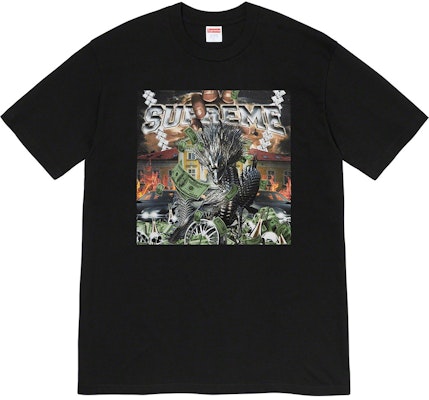 Supreme 龙图案黑色T恤 Buy Supreme 龙图案黑色T恤