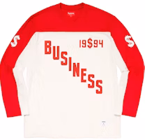 Supreme Business Hockey Jersey White Supreme Business Hockey Jersey White
