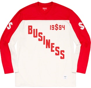 Supreme Business Hockey Jersey Putih Buy Supreme Business Hockey Jersey Putih