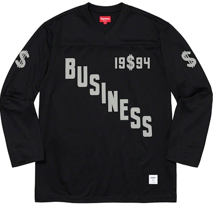 Supreme Business Hockey Jersey Black Buy Supreme Business Hockey Jersey Black