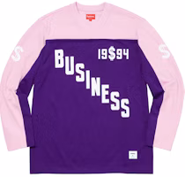 Supreme Business Hockey Jersey Purple Supreme Business Hockey Jersey Purple