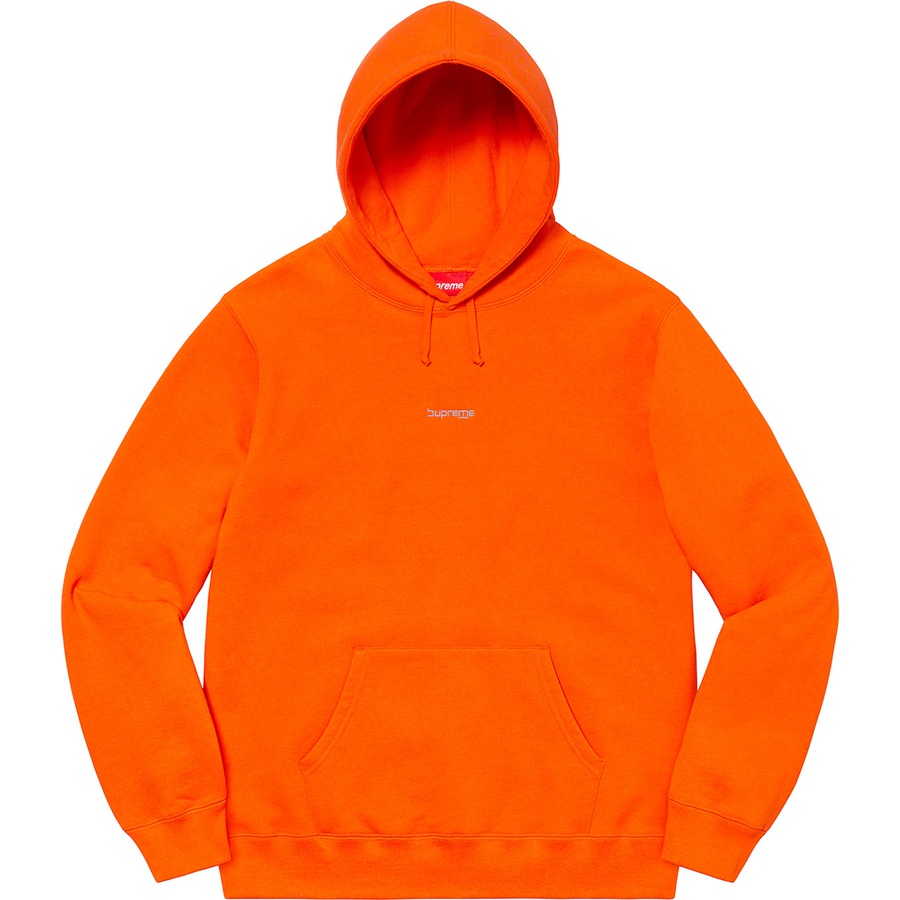 Supreme Digital Logo Hooded Sweatshirt Orange - Novelship