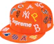 Buy Supreme MLB New Era Orange - Warna Oren Terkini