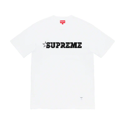 Supreme Star Logo SS Top White