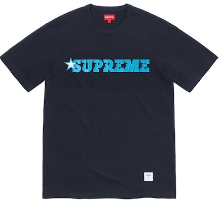 Supreme Kaos Logo Bintang S/S Biru Tua Buy Supreme Kaos Logo Bintang S/S Biru Tua