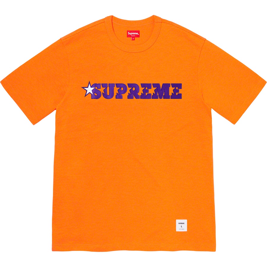 Supreme Star Logo S/S Top Orange - Novelship