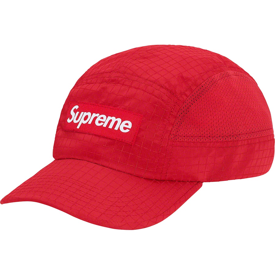 Supreme Reflective Ripstop Camp Cap SS20 Red - Novelship