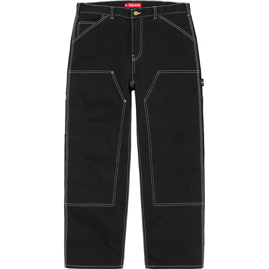 Supreme Double Knee Painter Pant Black