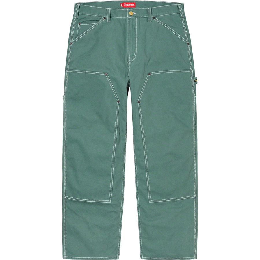 Supreme Double Knee Painter Pant Work Green