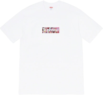 Supreme Takashi Murakami COVID-19 Relief Box Logo Tee White Buy Supreme Takashi Murakami COVID-19 Relief Box Logo Tee White