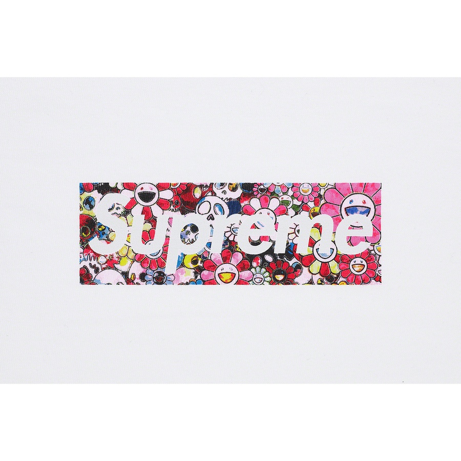 Supreme Takashi Murakami COVID‑19 Relief Box Logo Tee White