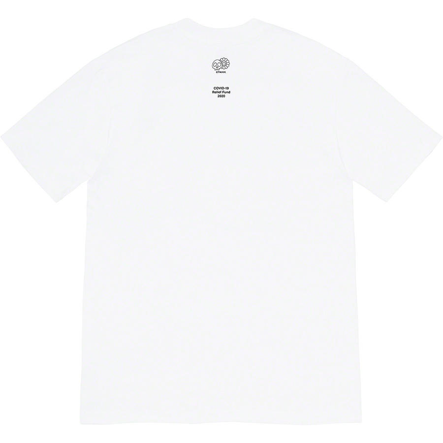 Supreme Takashi Murakami COVID‑19 Relief Box Logo Tee White