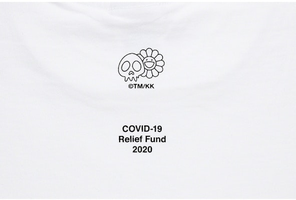 Supreme Takashi Murakami COVID-19 Relief Box Logo Tee White – STEALPLUG KL