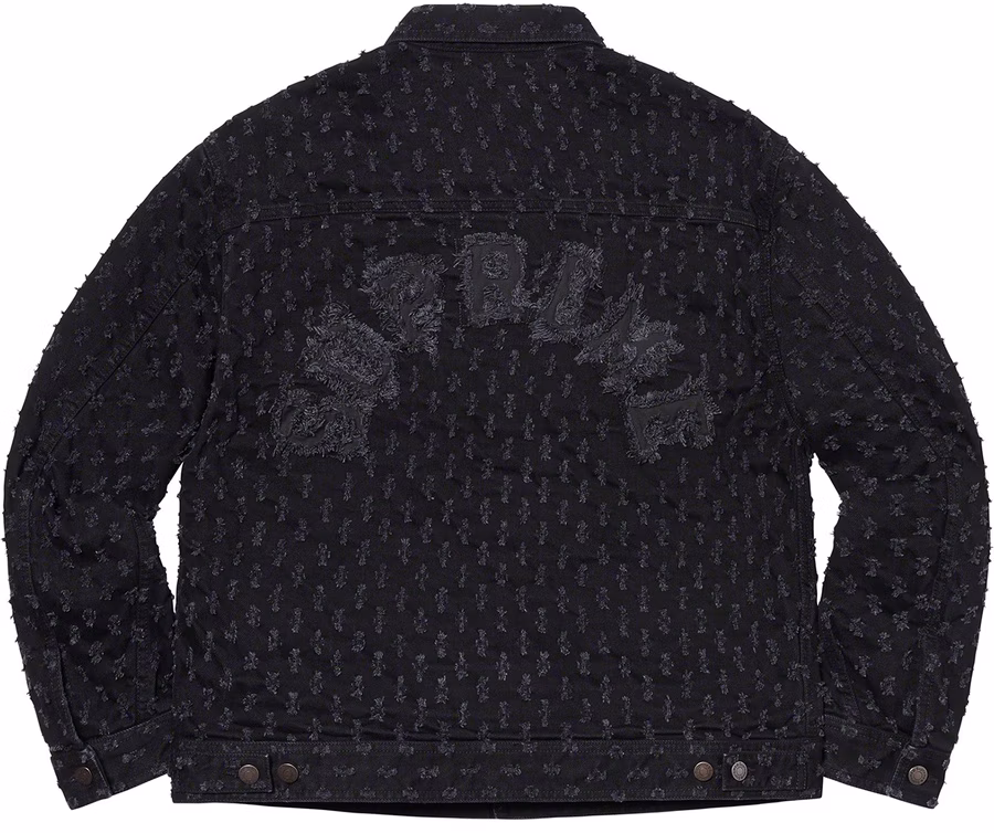 supreme-hole-punch-denim-trucker-jacket-black