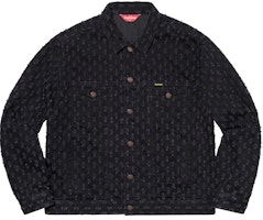 Supreme 黑色打孔牛仔卡车司机夹克 Order Supreme 黑色打孔牛仔卡车司机夹克