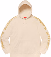 Supreme Metallic Rib Hooded Sweatshirt Natural Supreme Metallic Rib Hooded Sweatshirt Natural