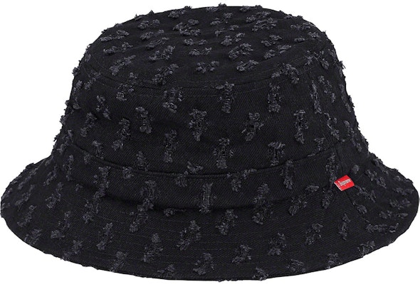 極致打孔丹寧漁夫帽 黑色 Buy 極致打孔丹寧漁夫帽 黑色