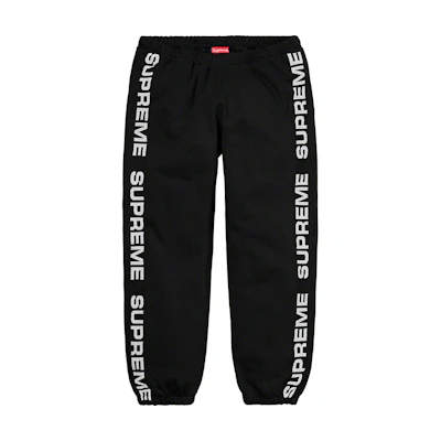 Supreme Metallic Rib Sweatpant Black