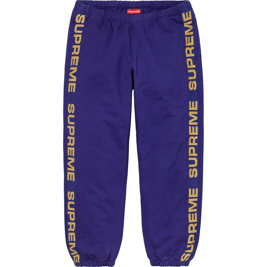 Supreme Metallic Rib Sweatpant Dark Royal