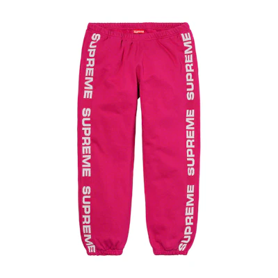 Supreme Metallic Rib Sweatpant Fuschia