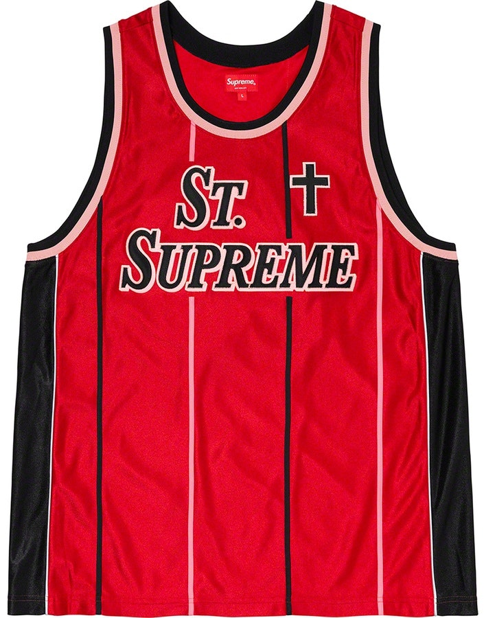 Supreme St. Supreme Basketball Jersey 'White