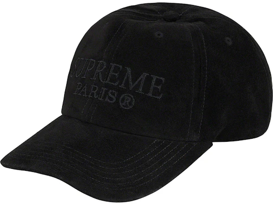 Supreme Topi 6-Panel Suede Hitam Buy Supreme Topi 6-Panel Suede Hitam