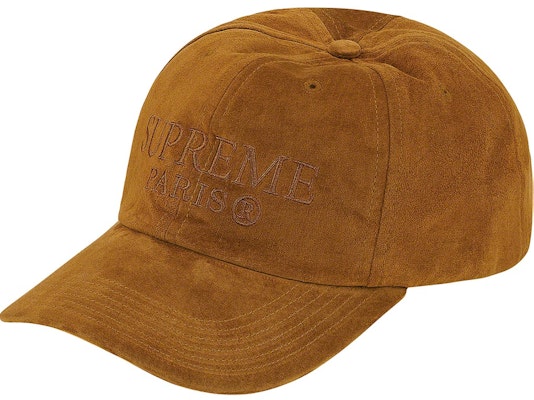 Supreme 麂皮六片帽 棕色 Buy Supreme 麂皮六片帽 棕色