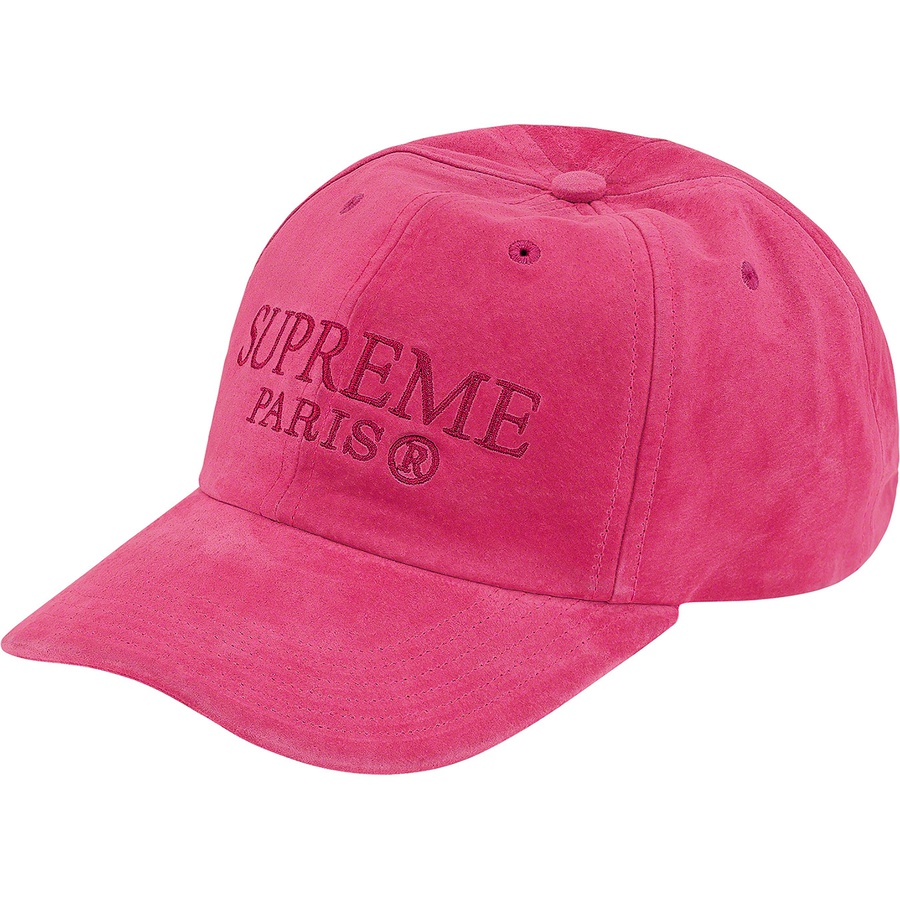 Buy 슈프림 스웨이드 6패널 브라이트 푸시아 모자 
