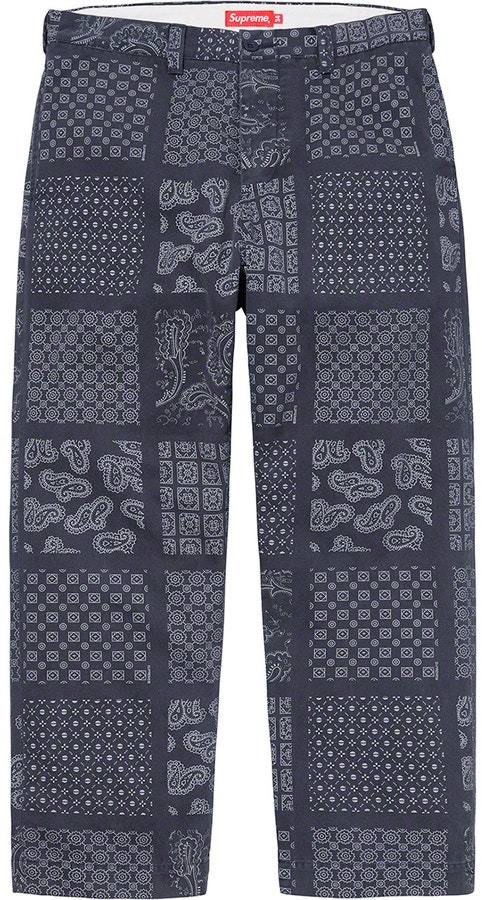 supreme-paisley-grid-chino-pant-navy